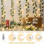 Curtain Lights for Bedroom, 200 Led Hanging String Lights Outdoor, Fairy Curtain Lights Indoor for Dorm, Christmas, Wall, Backdrop, Window, Wedding, Party, Brithday Decor, Warm White